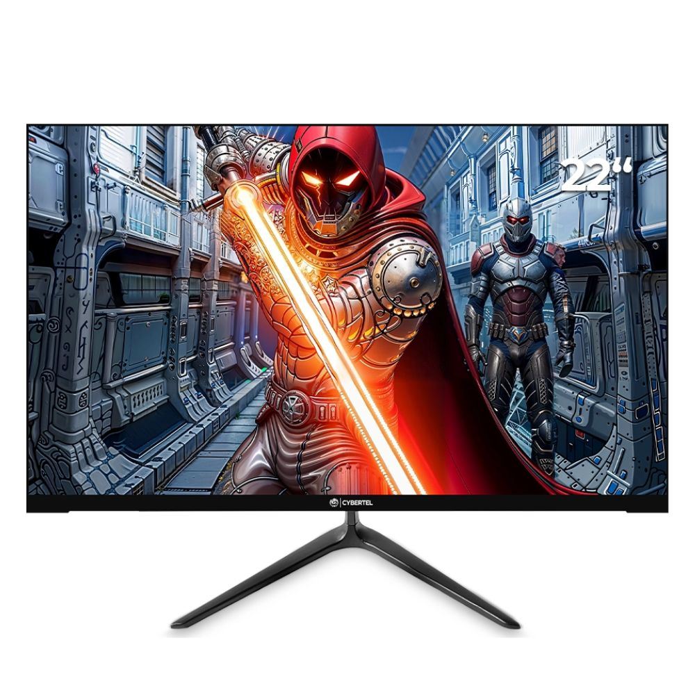 Monitor gamer Cybertel Business MF24FC de 24" FHD 1920x1080 75Hz 3MS color negro